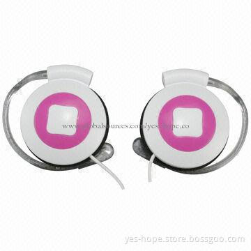 Stereo Earhook Wired Computer Headsets, High-sensitivity and Superior Bass